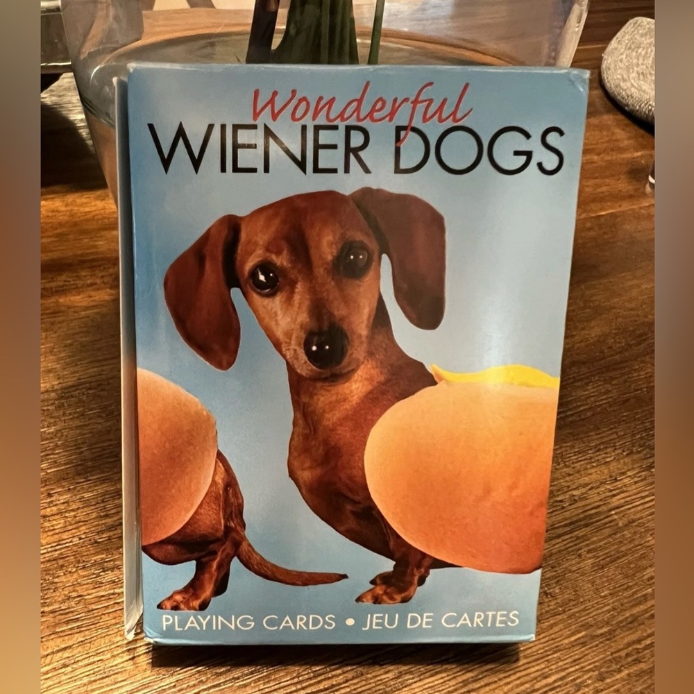 Brand New-Wonderful Wieners Playing Cards (Dachshund)